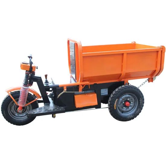 Electric Motorized Motorcycle Construction Tricycles Cargo Motor 1500W Origin Henan Color Orange Body Type Open Model NO. - Image 1