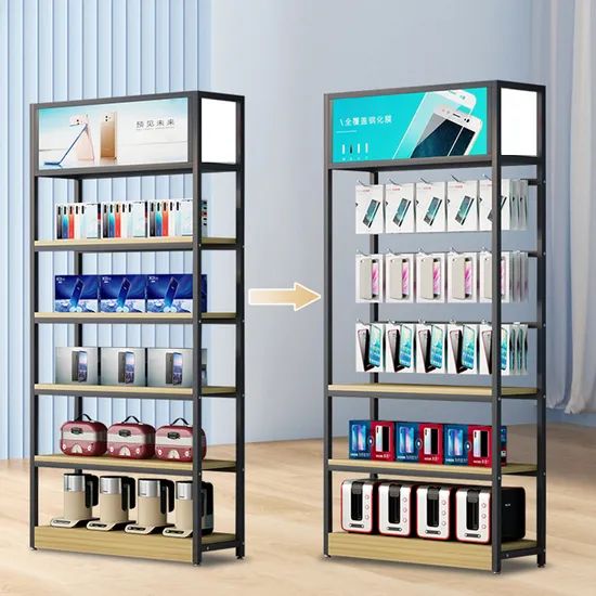 Single Side Shop Retail Display Stand Racks Supermarket Wooden Shelving - Image 6