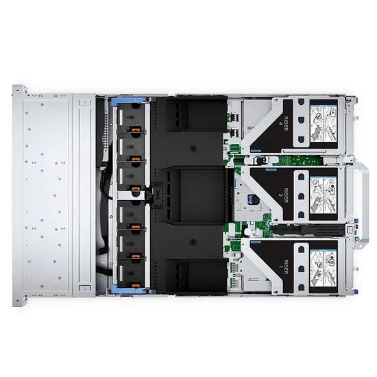 DELL R760 Poweredge Intel Xeon 5415+ Gold Processor CPU 128g DDR5 RAM Card 24 Sff 7.68t Sas SSD Hard Disks GPU Rtx 5060 Storage Computer 2u Rack Server - Image 1