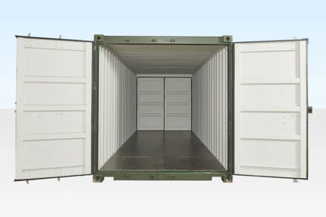 20FT x 8FT Tunnel Shipping Container Double End Door One Trip New Storage Container - Image 4