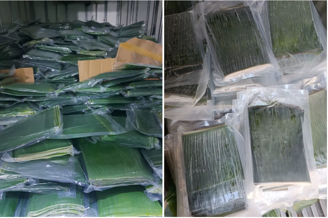 Banana leaves Aroma Natural Durability High Features Organic Color Bright Green Surface Area Large Delivery Form Sacks Freshness Level Fresh - Image 3