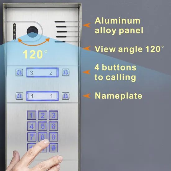 Smart Metal Wireless IP Intercom Anti-Vandal Video Door Phone Code Keypad - Image 4