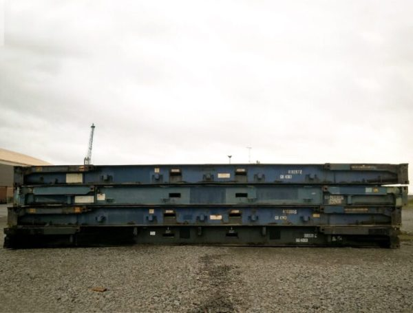 Containers For Export / 40ft x 8ft Used Shipping Container – Flat-Rack - Image 4