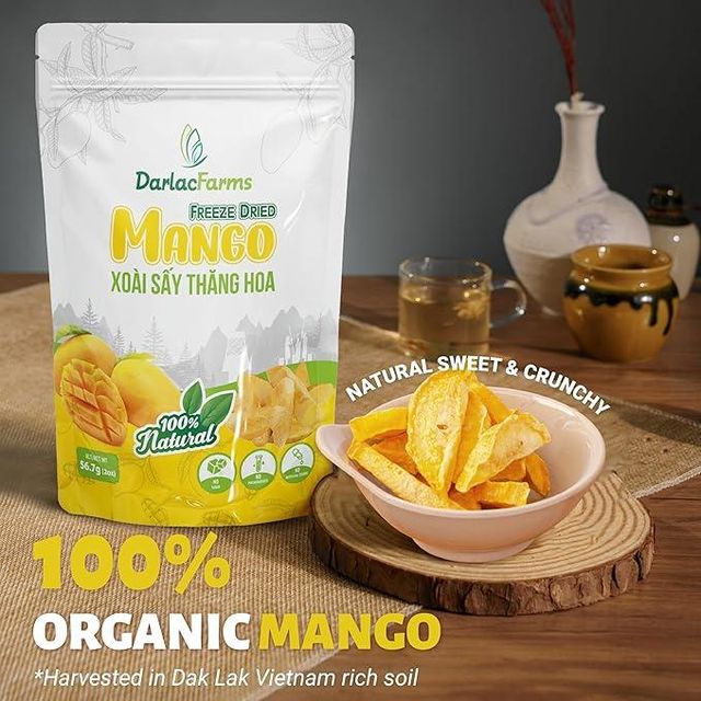Freeze Dried Mango - 100% Mango, no additives added - ISO22000, FDA, BRC - Image 3