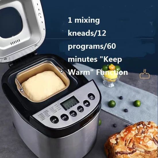 Automatic Electric Bread Maker with Big Viewing Window Origin China Trademark SWF Model NO. BR-1 G.W/N.W 13/10kg Certification - Image 1