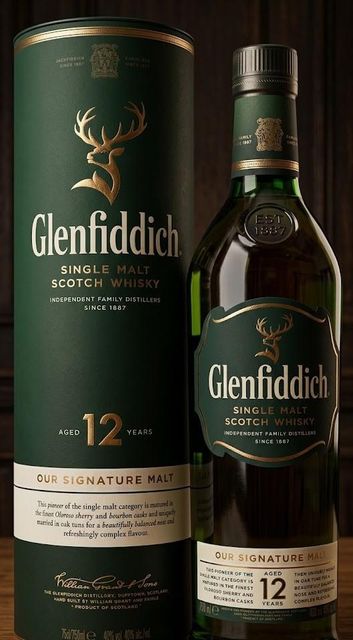 Glenfiddich 12 Year Single Malt Scotch 750ml – Award-Winning Speyside Whisky with Crisp Pear Flavors, Subtle Sweetness, Oak Complexity, Matured for 12 Years in Fine Oak Casks, Perfect for Home Bars, Whisky Lovers, and Special Celebrations - Image 2