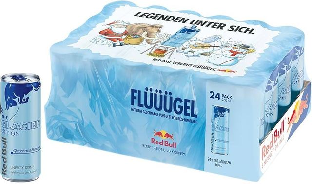 Wholesale price Red Bull Energy Drink Glacier Edition ,24 Tins – Drinks with Glacier Ice Raspberry Flavour, Disposable (24 x 250 ml) - Image 4