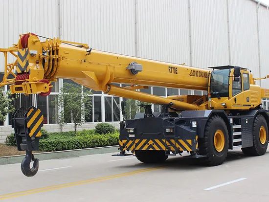 70 Ton Capacity Rough Terrain Crane Xcr70 with Spare Parts - Image 4