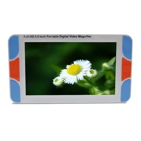 Electronic Magnifier 5 Inches Low Vision Aids Electronic Video Magnifier with Portable Foldable Handle for Visual Impaired - Image 4