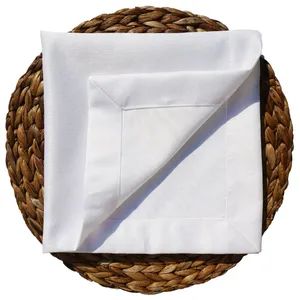 Bleach White Jacquard Design Rings for Table Cloth and Napkins - Image 3