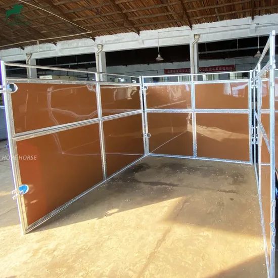 Equine Equipment Portable Horse Stall with Steel Structure Horse Stables - Image 4