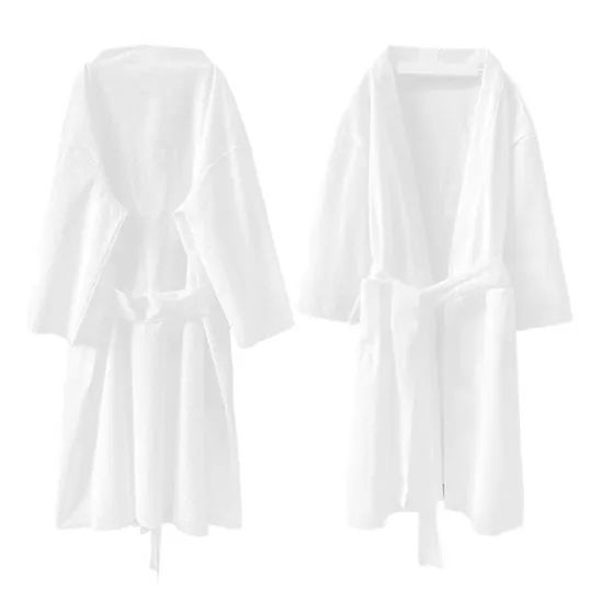 Absorbent and Quick-Drying Disposable Bathrobe and Hair-Drying Cap Set - Image 5