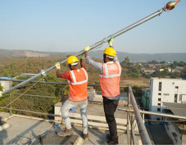 Lighting Protection System (Supply & Installation), Copper Country of Origin Made in India Lighting Protection Material - Image 1
