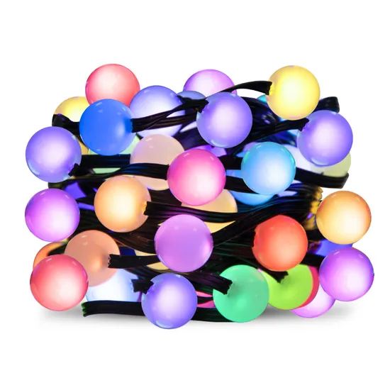 Smart LED Ball String Lights with APP Control for Home Decor - Image 2