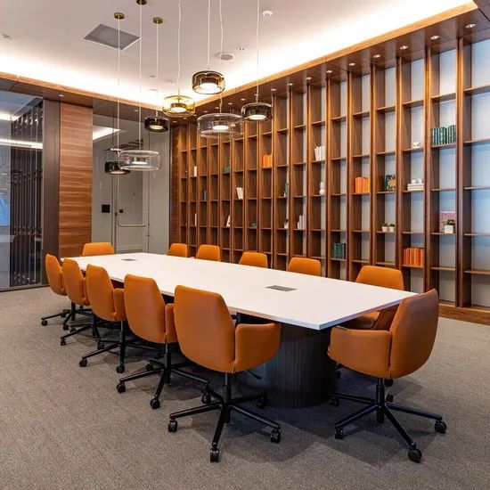 Commercial Modern Competitive Modular Office Set Furniture Conference Meeting Reception Discussion Office Table - Image 1