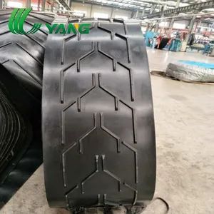 Professional Transport Material Patterned Chevron Herringbone Rubber Conveyor Belt - Image 6