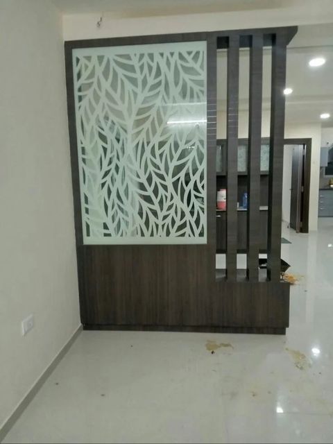 Designer Wooden Wall Partition, 9 Feet Height 9 Feet Finish Pu Paint Color customised Material Hdhmr, Wood Dimension - Image 9
