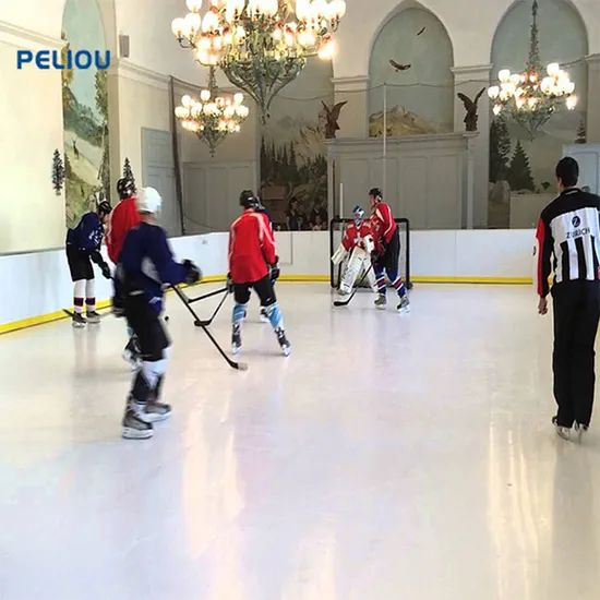 High Quality Inflatable Portable Ice Skating Rink Hockey Rink Games Synthetic Ice Board - Image 3
