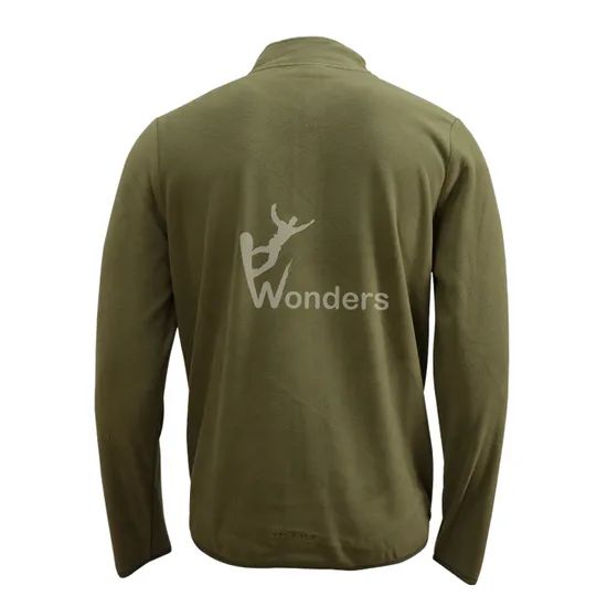 Customized Mens 100% Recycled Zip Fleece Jacket with Chest Pocket - Image 2