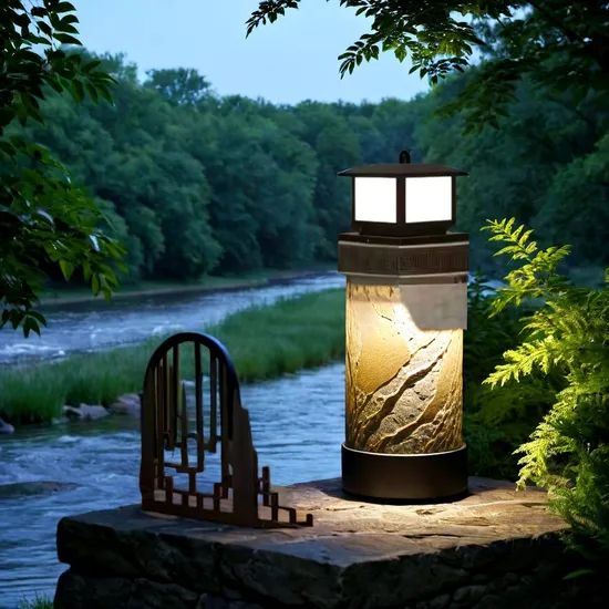 Waterproof Fence LED Garden Patio Outdoor Solar Post Light Voltage 6V Material ABS Trademark ODM IP Rating IP65 Model NO. - Image 5