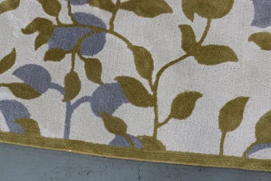 Golden Green Beige Runner Rugs Floor Carpet Area Rug Design Modern Model NO. 1366 Thickness 14mm Technics Tufted Product Form Rugs - Image 4