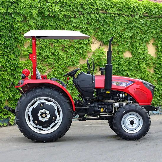Mini 50HP 60HP 4WD Agricultural Tractor with Frame Color Red Size Small Condition New Drive Wheel 4WD Trademark Tohone Fuel Gas / - Image 2