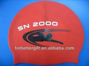 Elastic Swim Cap Silicone Swimming Caps Use Swim Style Dobby Theme Silicone Pattern Printed Material Silicone Trademark Forbetter - Image 1
