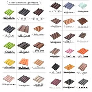 2022 New Color WPC Wall Panel White Building Interior Co-Extrusion Interior WPC Wall Panel - Image 3
