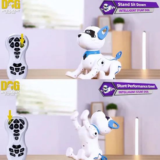 Multifunctional Actions Musical Dancing Remote Control Pet Intelligent Programmable Robot Smart RC Stunt Robot Dog Toys for Kids - Image 3