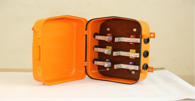 CRP Three Phase Deep Drawn Fuse Meter Box, Size: 25 X 25 X 6 Inch - Image 2