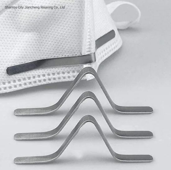 Aluminum Metal Flat Strips Straps Adjustable Nose Clips Wire for Mask - Image 1