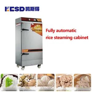 Food Steaming Cabinet, Commercial Rice Roll Steamer Machine Gas, Industrial Rice Steam Cooker Electric Food Steamers - Image 1