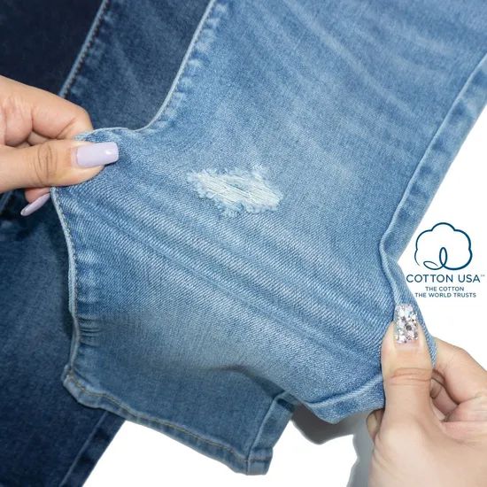 Zz1236 Indigo Color Denim Cotton Spandex Viscose Polyester Denim Fabric - Image 2