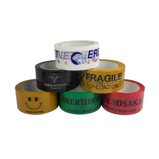 Adhesive Sealing Sticky Tape Printed Logo Custom Printed Packing Tape - Image 5
