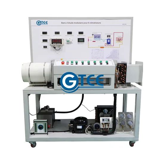 Modular Study Air Conditioner Bench Educational Equipment for 6 Air Conditioners - Image 1