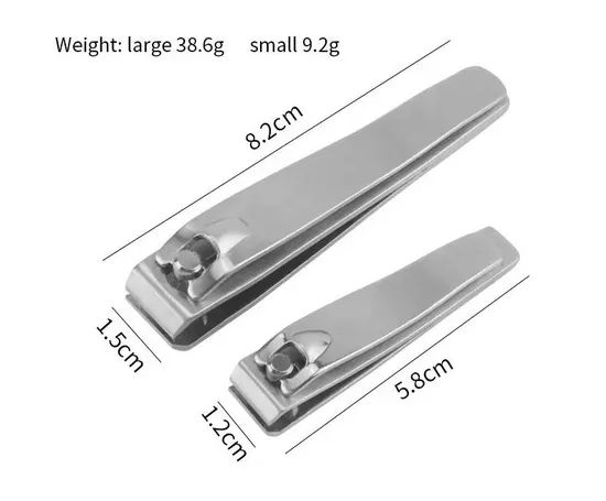 Classic Stainless Steel Nail Clippers - Image 2