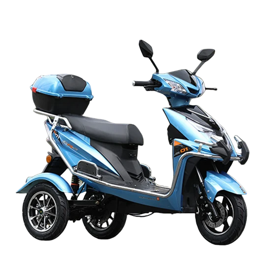 Factory Direct Three-Wheeled Electric Tricycle with Guardrail Tricycle - Image 6