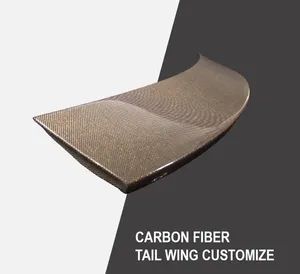 T300 Carbon Fiber Auto Duck Tail Spoilers Customize for Modifying Cars - Image 1