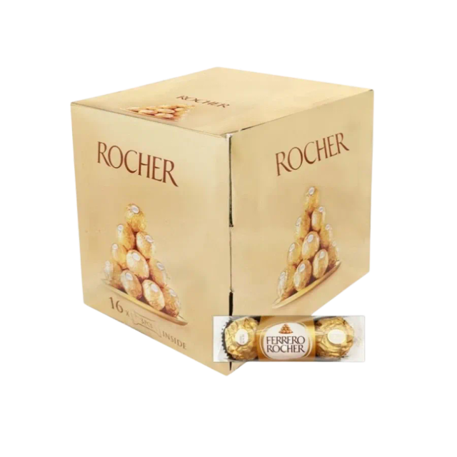 Sweet Golden Chocolate Experience Ferrero Rocher With Crunchy Hazelnut Core Ideal For Wedding Gifts Party Surprises - Image 4