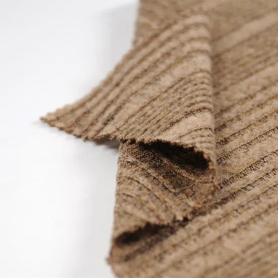 Premium Rayon Polyester Hacci Rib Knit Fabric for Sweaters - Image 1