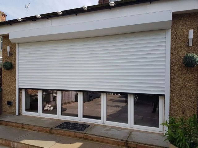 Remote Operated Rolling Shutter Height 9feet Thickness 35mm Style Full Height Material Mild Steel Brand Sandeep Sales Operating Method - Image 2
