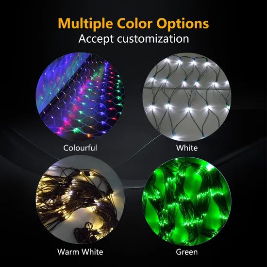 110V 220V Customized Net Mesh String Fairy Lights LED Fishing Light for Diwali Decoration - Image 5