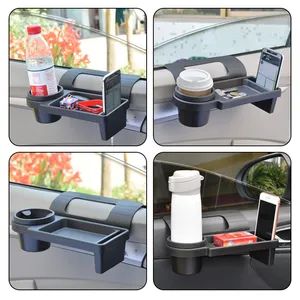 Car Multi-Functional Rack Car Door Edge Cup Holder Color Black Usage Universal Unit Weight 572g Material Plastic Trademark - Image 2