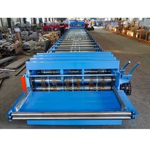 Teel Decking Floor Roll Forming Line Tile Making Machinery Steel Deck Roll Forming Machine - Image 4