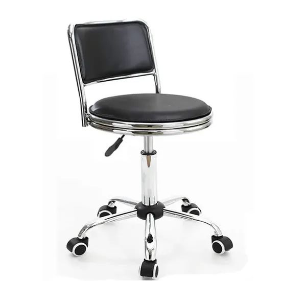High Stool Brake Wheel Backrest Chair Bar Cashier High Stool Work Pulley Swivel Chair Lab Stool Lift High Chair - Image 5