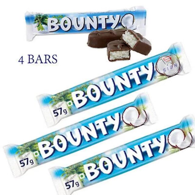 Bounty Chocolate Bar Coconut Filled Milk Chocolate Smooth Texture Tropical Flavor Treat Perfect For Dessert Lovers And Daily Sweet Craving Moments - Image 4