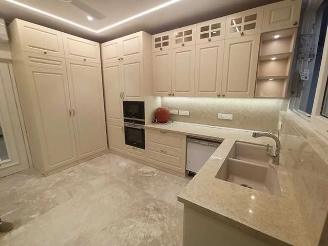 Plywood Elegant Kitchen Interior Works Durability Durable Organization Organized Aesthetic Appeal Elegant Functionality - Image 1