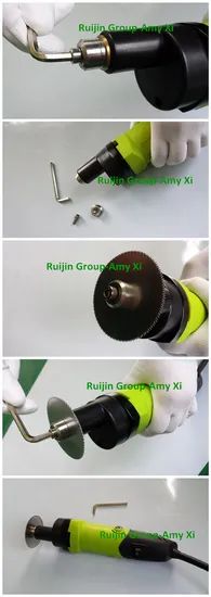 Medical Instrument Supplies Orthopedic Plaster Saw Color Green/Red Origin in Anhui Trademark ruijin HS Code 90189090 Group The - Image 1