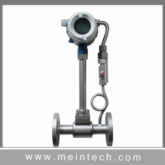 Natural Gas Vortex Flow Meter Boiler Steam Gas Flowmeter IP Rating IP67 HS Code 90261000 Trademark Meinte Certificate - Image 1