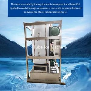 1t 2t 3tons Automatic Tube Ice Machine with Cheap Factory Price for Drinking - Image 1